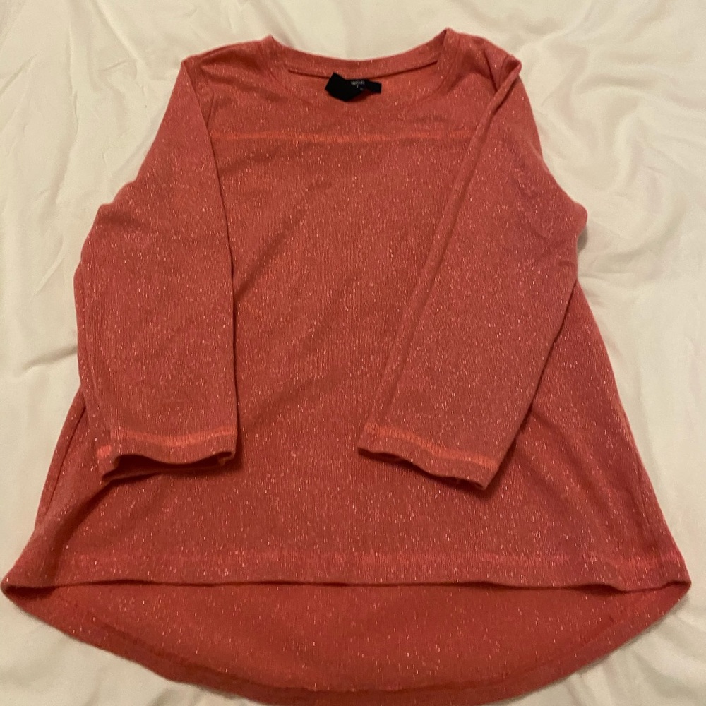 Gap kids sparkly pink shirt